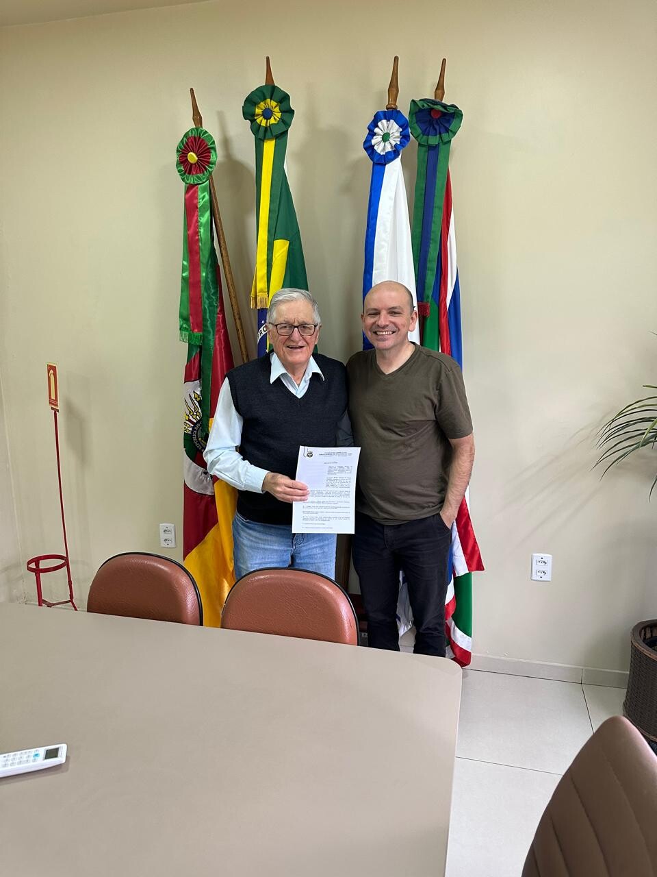Presidente da Câmara recebe Sindicato dos Trabalhadores Rurais